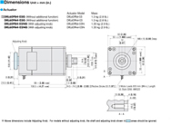 Actuator Dimensions