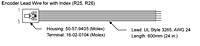 Dimensions (Encoder Leads)
